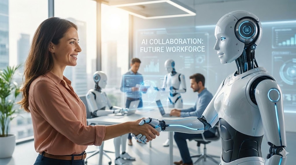 Futuristic vision of digital infrastructure and connectivity